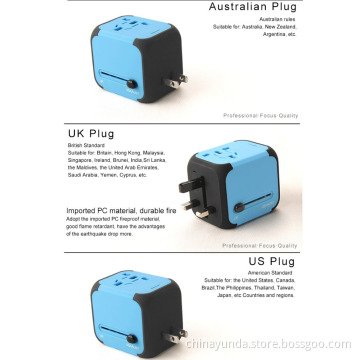 AU/UK/US/EU Universal Travel AC Power Charger Converter